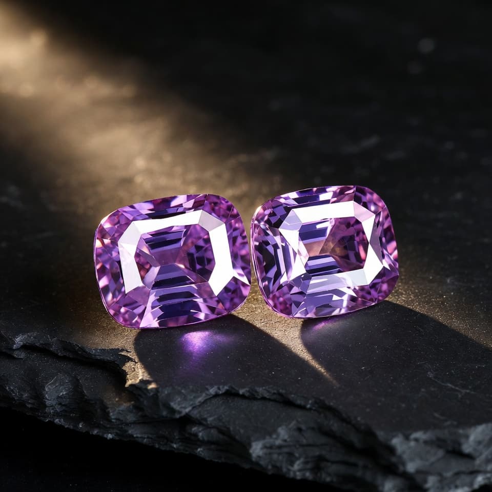 Pink Sapphire Pair